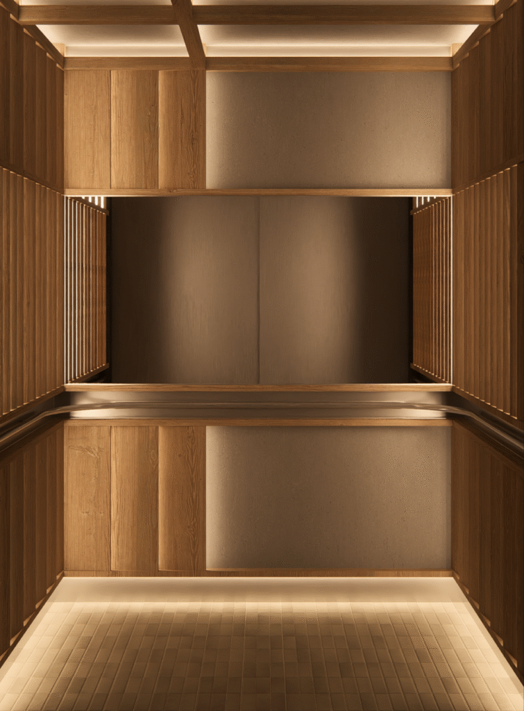 PRESTIGIUS AND ELEGANT ELEVATOR CABIN